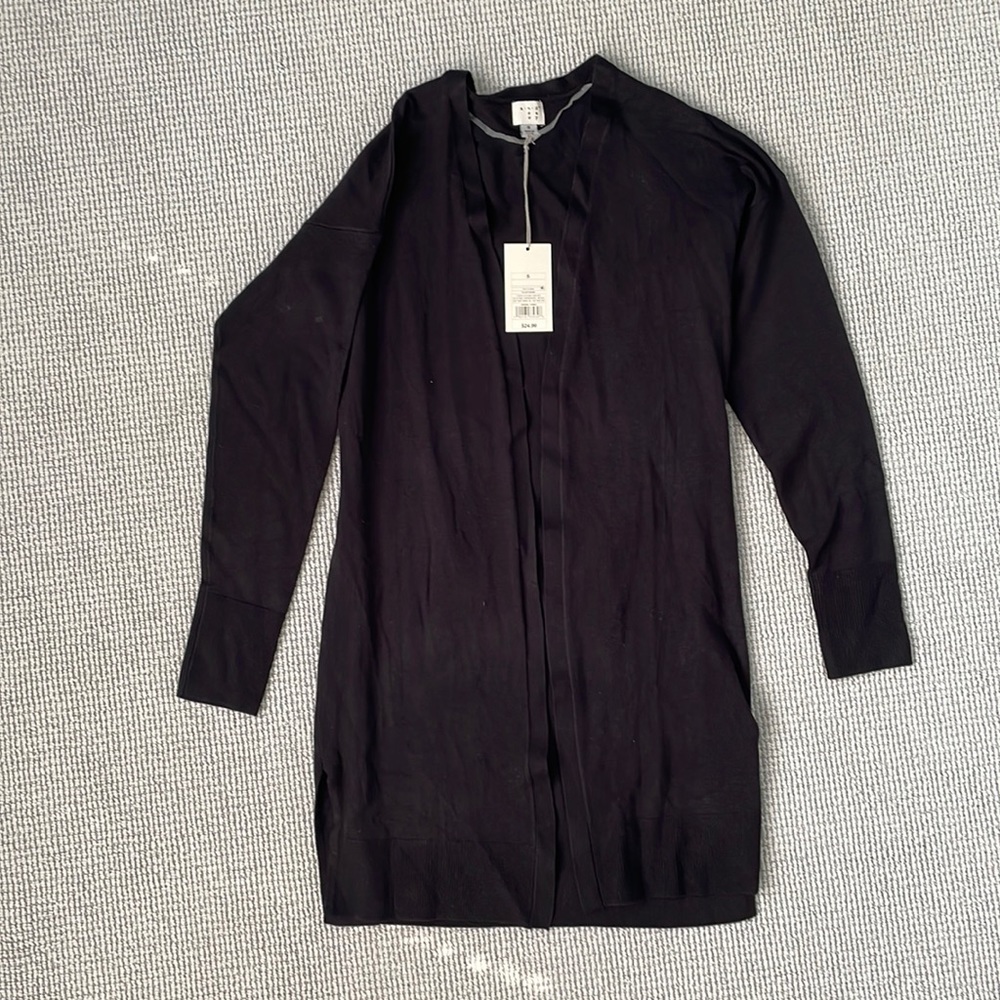 Black Open Knit Cardigan - A New Day, NWT